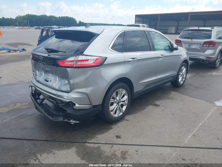 2022 Ford Edge VIN 2FMPK4K96NBB07891 IAAI salvage auction — REAR END, Salvage (Indiana), sold $8,550 on 2026-07-16 (photo 4)