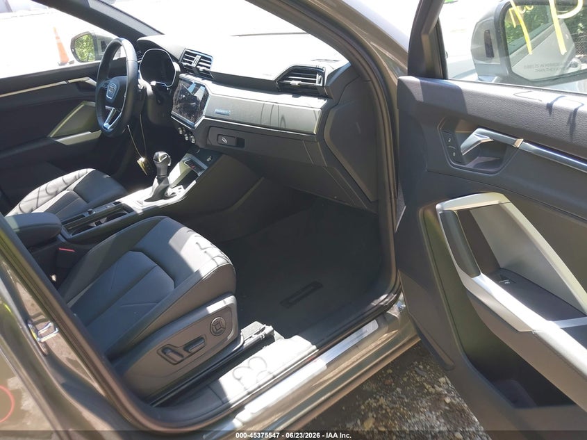 2024 Audi Q3 VIN WA1DECF34R1116566 IAAI salvage auction — LEFT REAR, Salvage (Indiana), sold $16,750 on 2026-07-22 (photo 5)