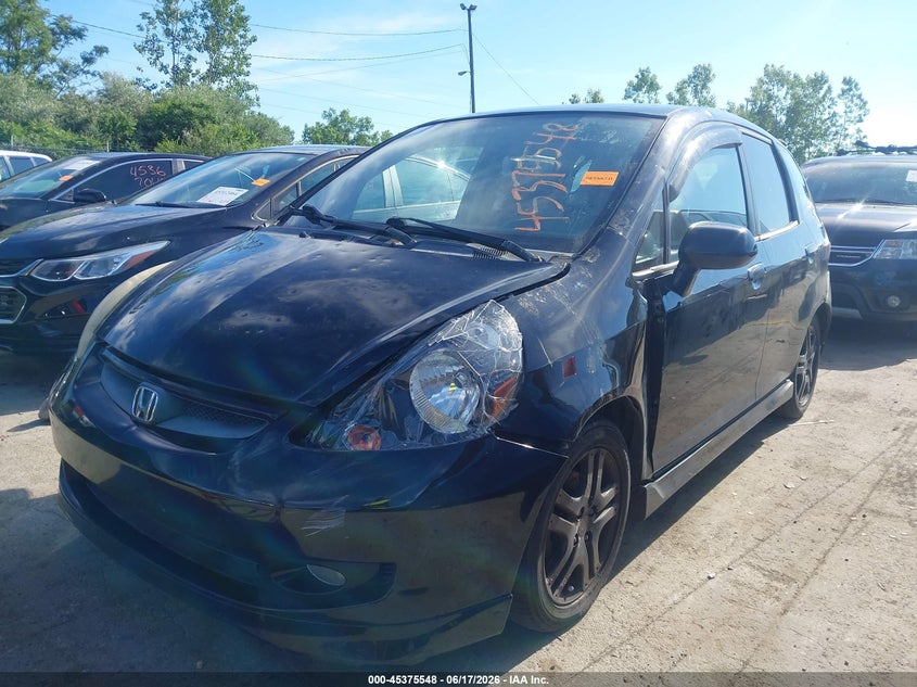 2008 Honda Fit VIN JHMGD38648S060777 IAAI salvage auction — HAIL, Salvage (Ohio), sold $400 on 2026-07-07 (photo 2)