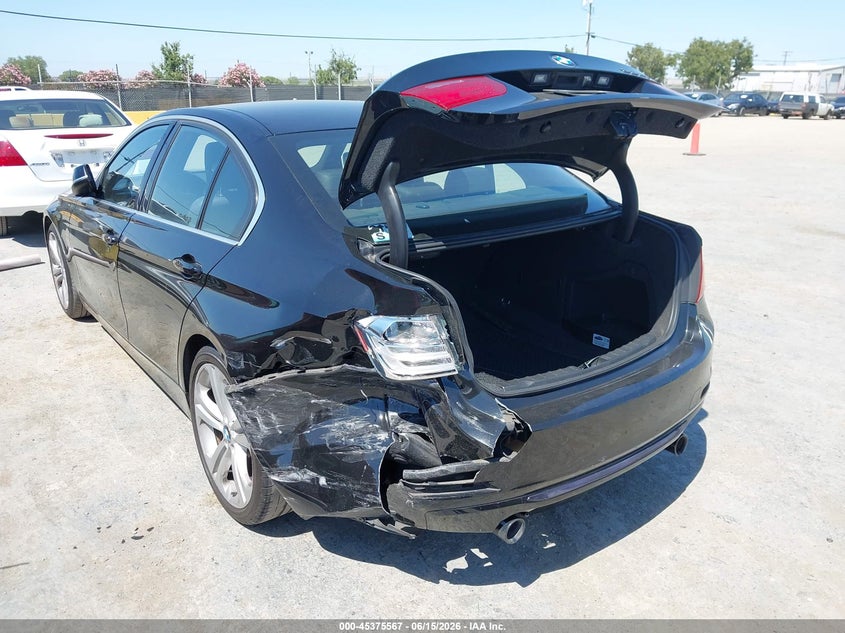 2015 BMW 3er VIN WBA3A9G50FNT09640 IAAI salvage auction — REAR END, Salvage (California), sold $3,850 on 2026-07-09 (photo 6)