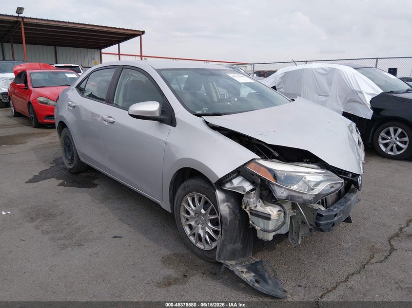 2015 Toyota Corolla VIN 5YFBURHE1FP187216 IAAI salvage auction — FRONT END, Salvage (New Mexico), sold $975 on 2026-07-31 (photo 1)