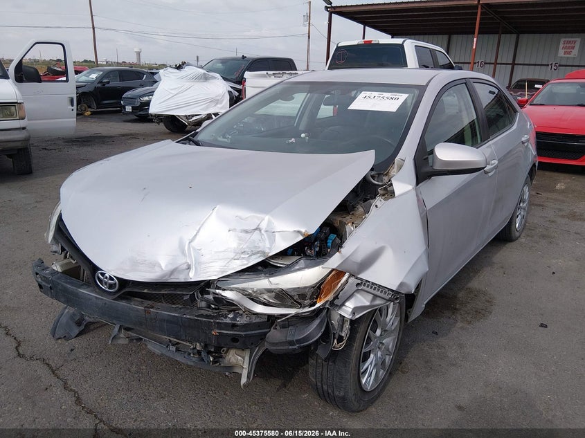 2015 Toyota Corolla VIN 5YFBURHE1FP187216 IAAI salvage auction — FRONT END, Salvage (New Mexico), sold $975 on 2026-07-31 (photo 2)