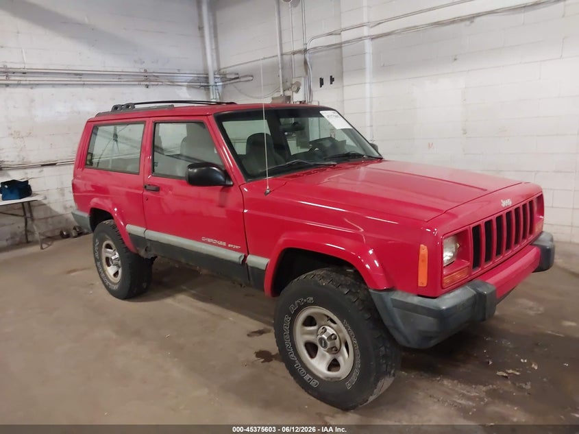 1999 Jeep Cherokee VIN 1J4FF67S0XL512962 IAAI salvage auction — NORMAL WEAR, Clear (Minnesota), sold $725 on 2026-07-08 (photo 1)