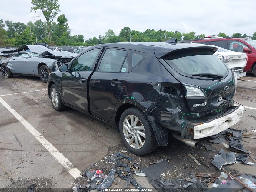 2012 Mazda 3 VIN JM1BL1L83C1598882 IAAI salvage auction — REAR END, Salvage (Idaho), sold $450 on 2026-07-16 (photo 3)