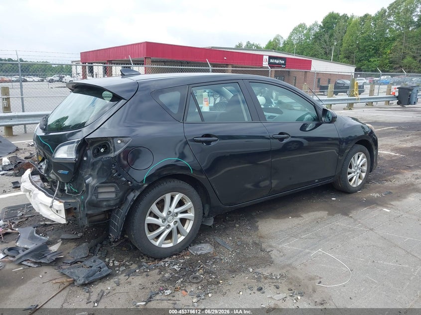 2012 Mazda 3 VIN JM1BL1L83C1598882 IAAI salvage auction — REAR END, Salvage (Idaho), sold $450 on 2026-07-16 (photo 4)