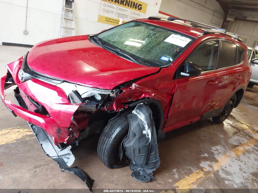 2016 Toyota Rav 4 VIN JTMZFREV2GJ096443 IAAI salvage auction — FRONT END, Original (Texas), sold $4,000 on 2026-07-22 (photo 2)