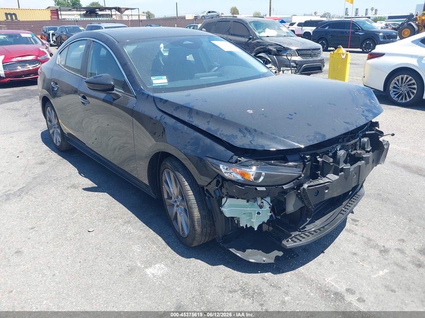 2026 Mazda 3 VIN JM1BPACL5T1877954 IAAI salvage auction — LEFT FRONT, Salvage Title, sold $2,000 on 2026-07-29 (photo 1)