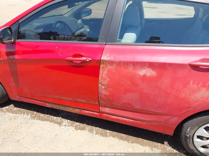 2017 Hyundai Accent VIN KMHCT5AE3HU351660 IAAI salvage auction — NORMAL WEAR, Clear - Dealer Only (California), sold $1,200 on 2026-07-06 (photo 6)