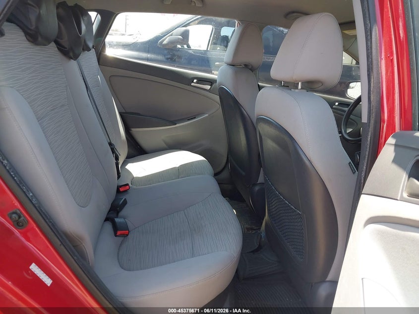 2017 Hyundai Accent VIN KMHCT5AE3HU351660 IAAI salvage auction — NORMAL WEAR, Clear - Dealer Only (California), sold $1,200 on 2026-07-06 (photo 8)