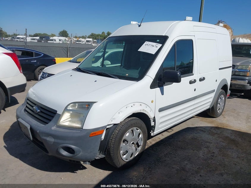 2011 Ford Transit connect VIN NM0LS7AN1BT066629 IAAI salvage auction — LEFT FRONT, Salvage (California), sold $2,850 on 2026-07-23 (photo 2)