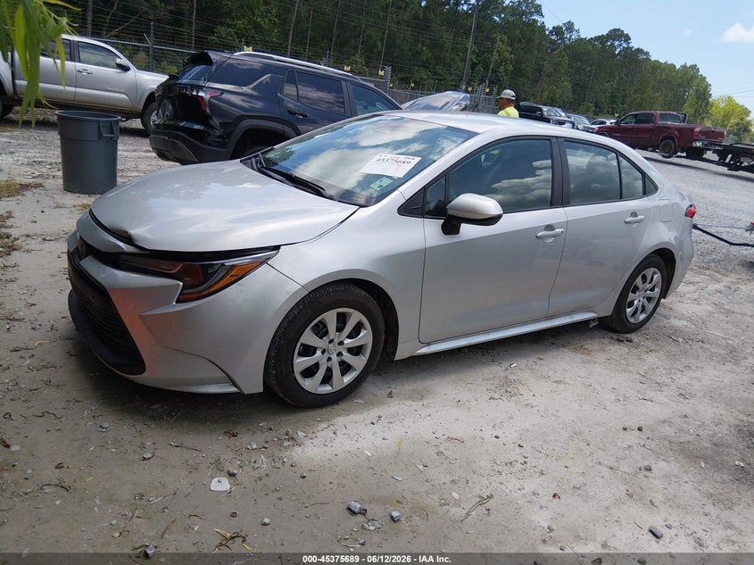 2026 Toyota Corolla VIN 5YFB4MDE5TP386001 IAAI salvage auction — FRONT END, Salvage Title, sold $14,725 on 2026-07-15 (photo 2)