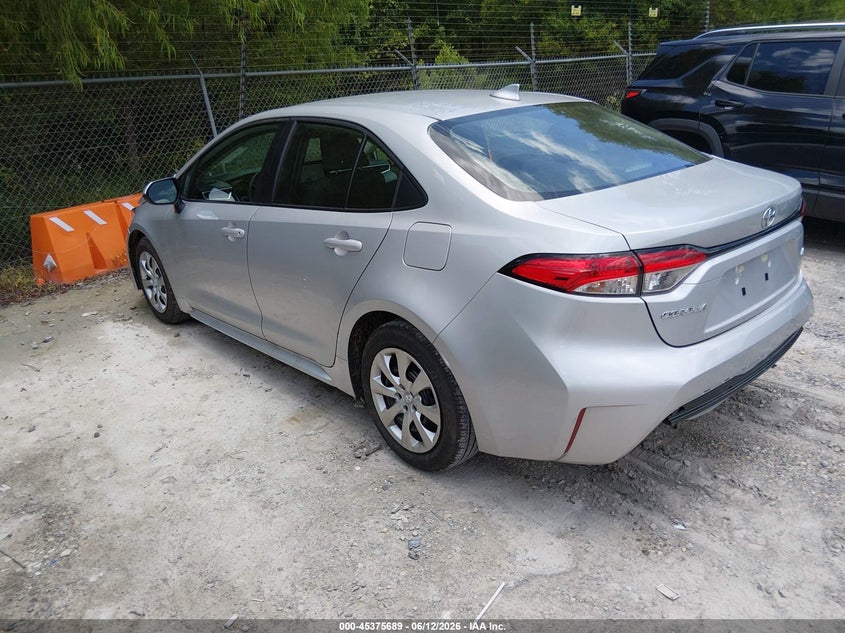 2026 Toyota Corolla VIN 5YFB4MDE5TP386001 IAAI salvage auction — FRONT END, Salvage Title, sold $14,725 on 2026-07-15 (photo 3)