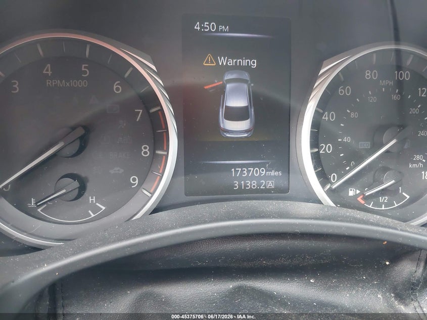 2018 Infiniti Q50 VIN JN1EV7AP5JM590849 IAAI salvage auction — ROOF, Clear (Alabama), sold $550 on 2026-07-09 (photo 7)