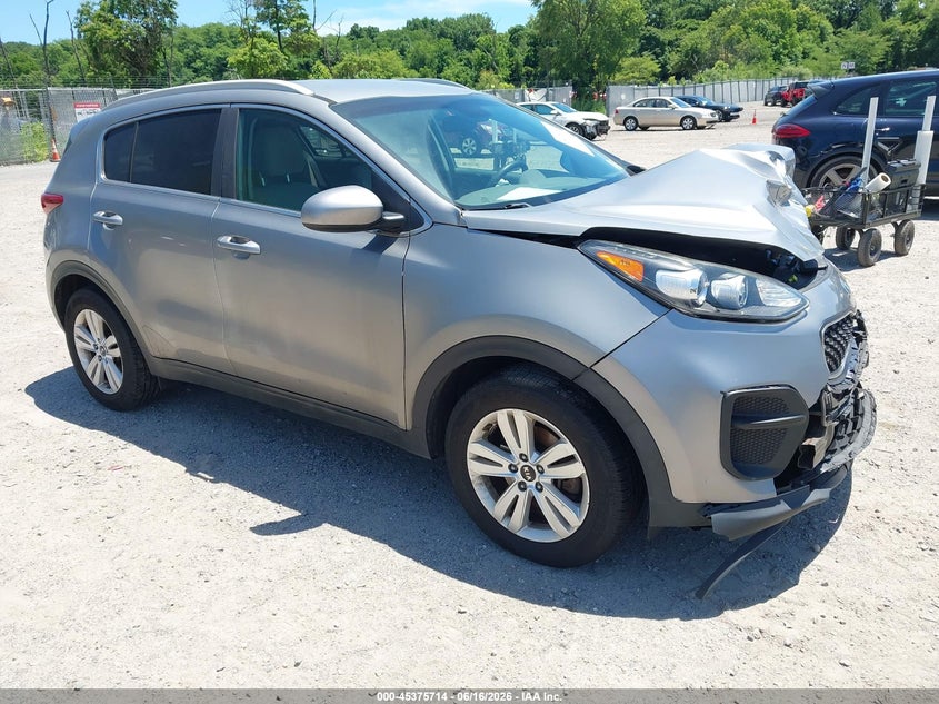 2019 Kia Sportage VIN KNDPM3AC6K7615966 IAAI salvage auction — FRONT END, Salvage (New Jersey), sold $2,700 on 2026-07-28 (photo 1)
