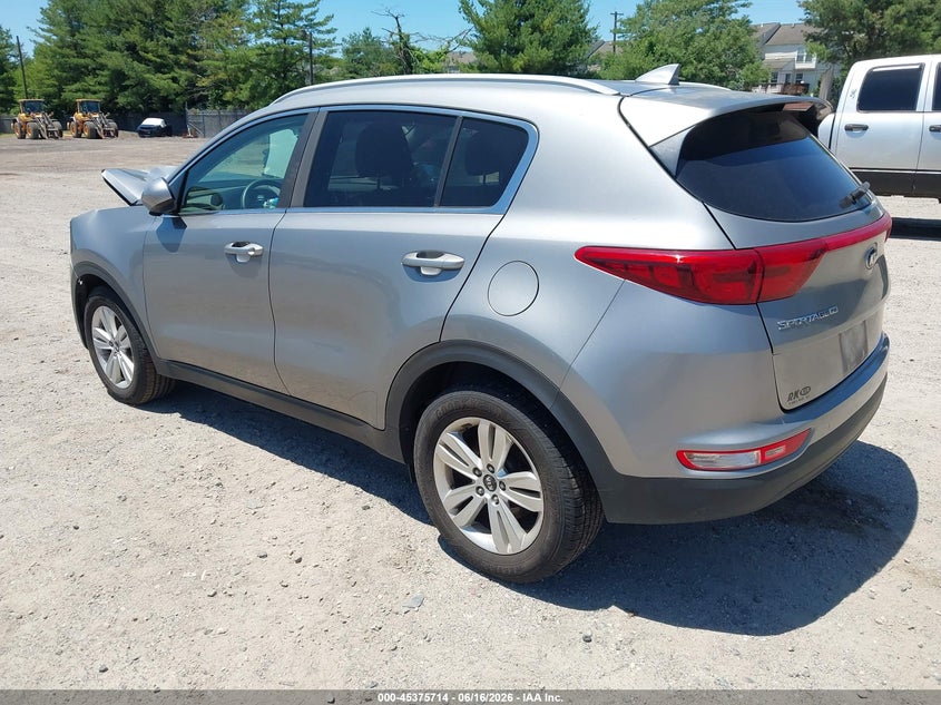 2019 Kia Sportage VIN KNDPM3AC6K7615966 IAAI salvage auction — FRONT END, Salvage (New Jersey), sold $2,700 on 2026-07-28 (photo 3)