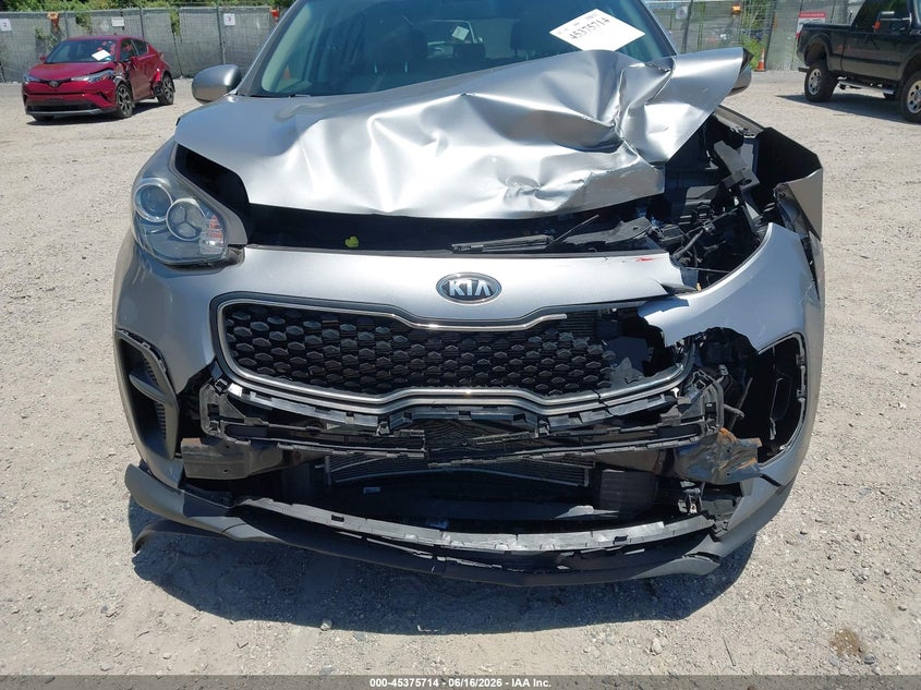 2019 Kia Sportage VIN KNDPM3AC6K7615966 IAAI salvage auction — FRONT END, Salvage (New Jersey), sold $2,700 on 2026-07-28 (photo 6)