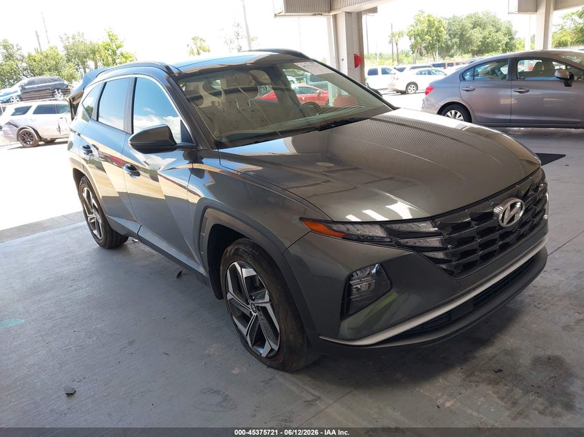 2022 Hyundai Tucson VIN KM8JFCA1XNU067759 IAAI salvage auction — LEFT FRONT, Salvage Title, sold $7,000 on 2026-07-22 (photo 1)