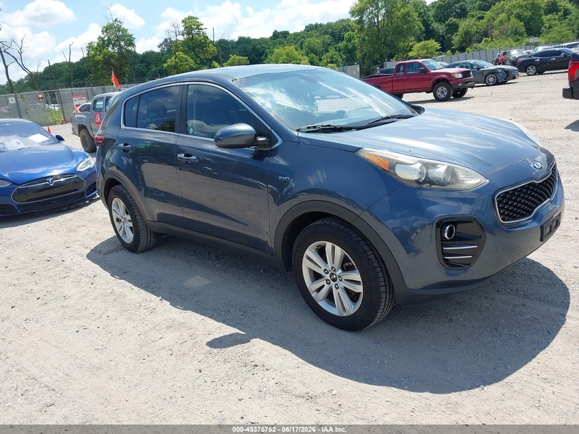 2018 Kia Sportage VIN KNDPMCAC3J7422043 IAAI salvage auction — REAR END, Salvage (New Jersey), sold $2,950 on 2026-08-01 (photo 1)