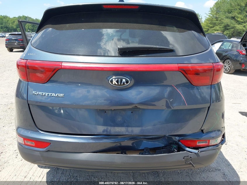 2018 Kia Sportage VIN KNDPMCAC3J7422043 IAAI salvage auction — REAR END, Salvage (New Jersey), sold $2,950 on 2026-08-01 (photo 6)