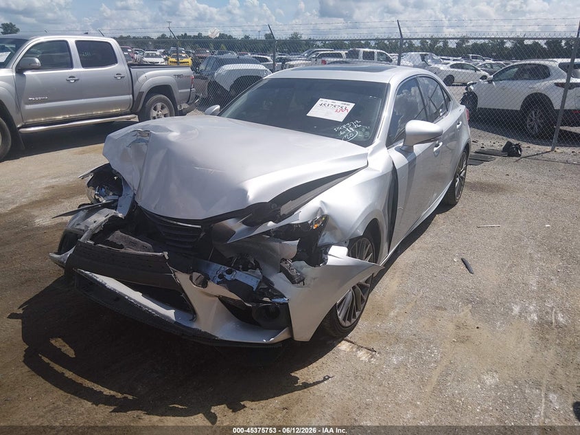 2016 Lexus Is VIN JTHCM1D27G5004738 IAAI salvage auction — FRONT END, Salvage (Louisiana), sold $875 on 2026-07-14 (photo 2)
