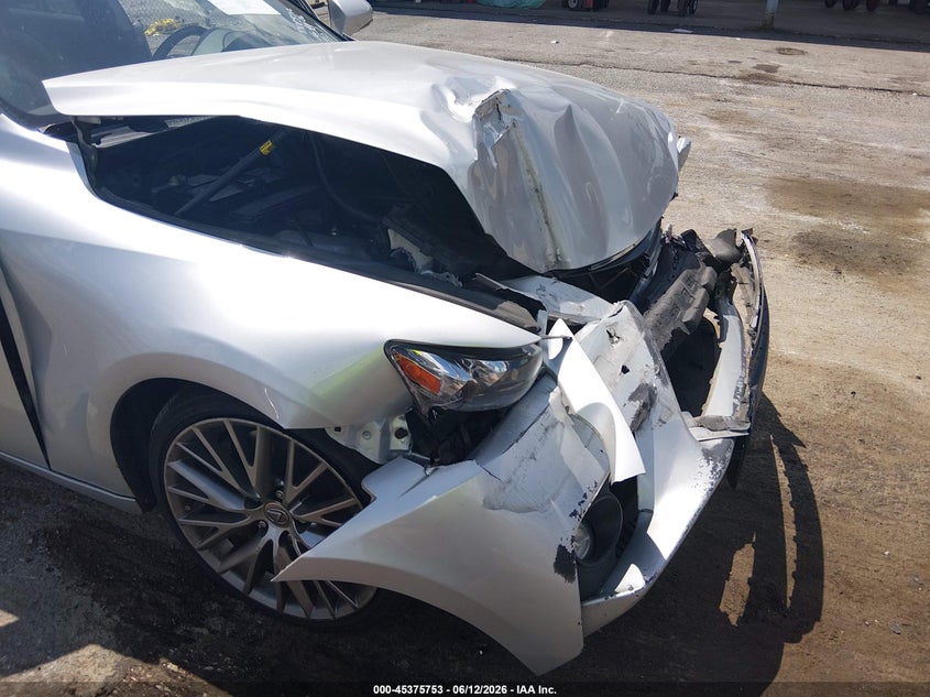2016 Lexus Is VIN JTHCM1D27G5004738 IAAI salvage auction — FRONT END, Salvage (Louisiana), sold $875 on 2026-07-14 (photo 6)