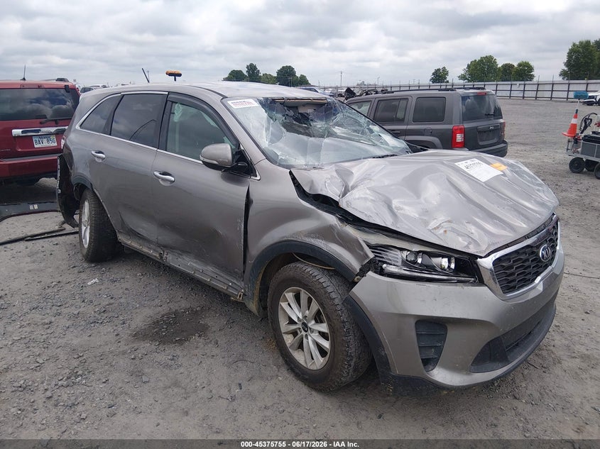 2019 Kia Sorento VIN 5XYPG4A37KG530442 IAAI salvage auction — ROLLOVER, Salvage Title, sold $450 on 2026-07-29 (photo 6)