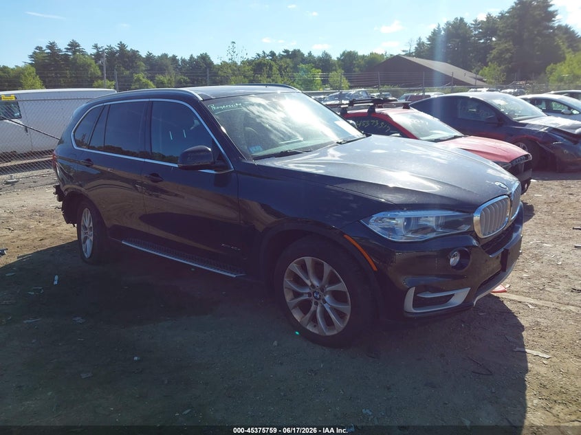 2016 BMW X5 VIN 5UXKT0C55G0S78523 IAAI salvage auction — REAR END, Salvage (Massachusetts), sold $4,850 on 2026-07-17 (photo 1)