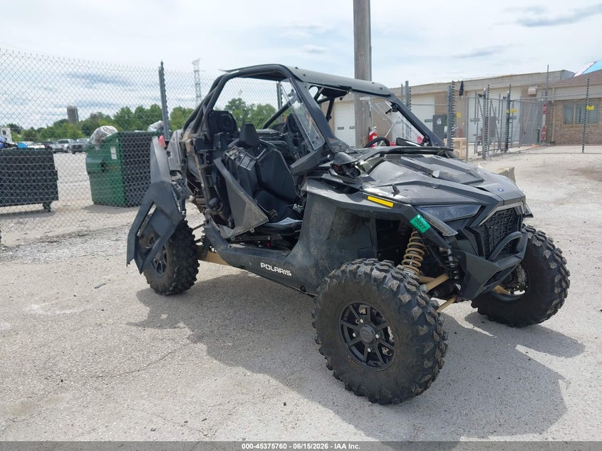 2022 Polaris Rzr VIN 3NSMAD928NF355709 IAAI salvage auction — FRONT & REAR, Bill Of Sale (Wisconsin), sold $7,550 on 2026-07-28 (photo 1)