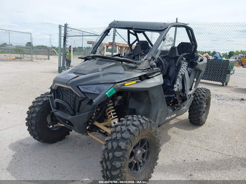 2022 Polaris Rzr VIN 3NSMAD928NF355709 IAAI salvage auction — FRONT & REAR, Bill Of Sale (Wisconsin), sold $7,550 on 2026-07-28 (photo 2)