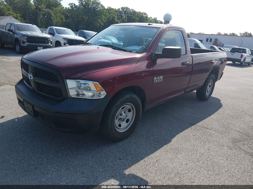 2017 Ram 1500 VIN 3C6JR6DG2HG701190 IAAI salvage auction — NORMAL WEAR, Sf97 (Maryland), sold $9,100 on 2026-08-18 (photo 2)
