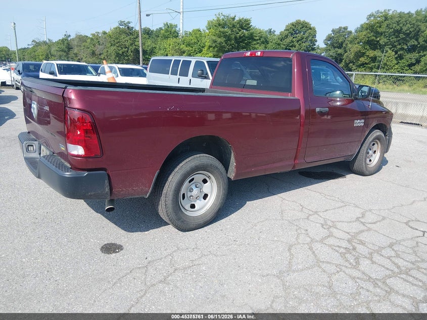 2017 Ram 1500 VIN 3C6JR6DG2HG701190 IAAI salvage auction — NORMAL WEAR, Sf97 (Maryland), sold $9,100 on 2026-08-18 (photo 4)