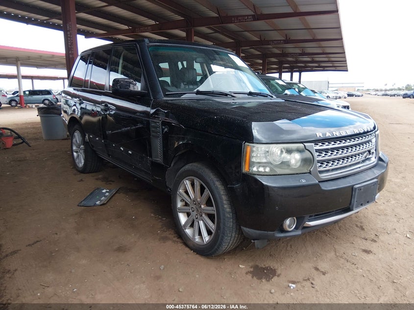 2010 Land rover RANGE ROVER VIN SALMF1E48AA328112 IAAI salvage auction — RIGHT FRONT, Salvage (Arizona), sold $2,250 on 2026-07-14 (photo 1)