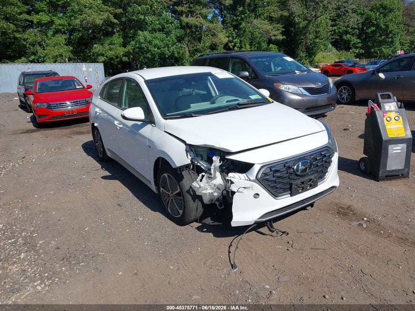 2020 Hyundai Ioniq VIN KMHC75LD6LU228534 IAAI salvage auction — FRONT END, Salvage Title, sold $2,700 on 2026-07-28 (photo 1)
