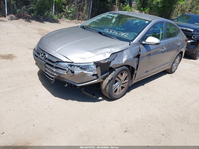 2020 Hyundai Elantra VIN KMHD84LF0LU938140 IAAI salvage auction — LEFT FRONT, Salvage (Rhode Island), sold $2,900 on 2026-07-28 (photo 2)