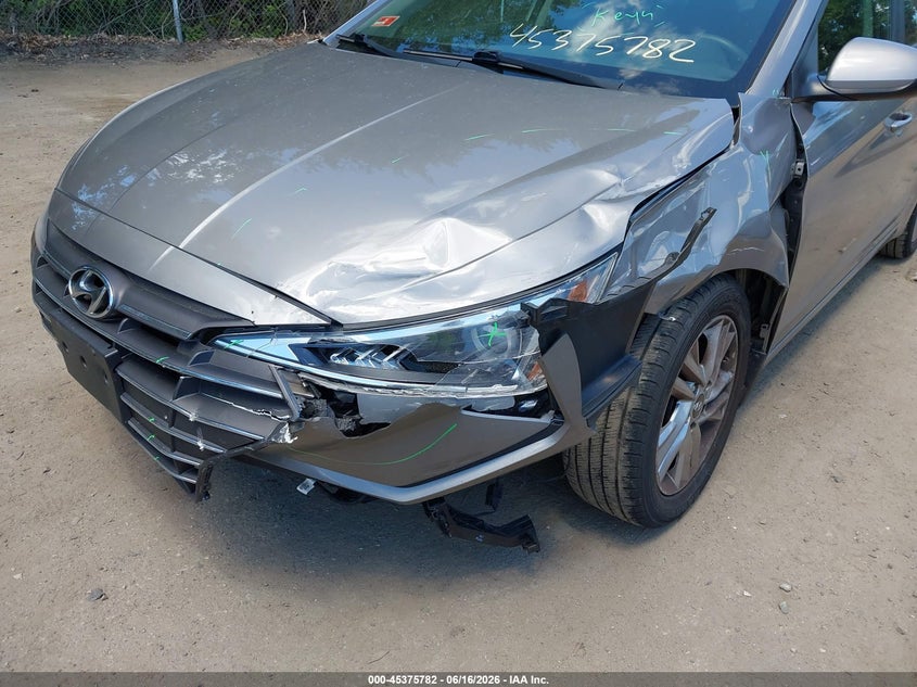 2020 Hyundai Elantra VIN KMHD84LF0LU938140 IAAI salvage auction — LEFT FRONT, Salvage (Rhode Island), sold $2,900 on 2026-07-28 (photo 6)