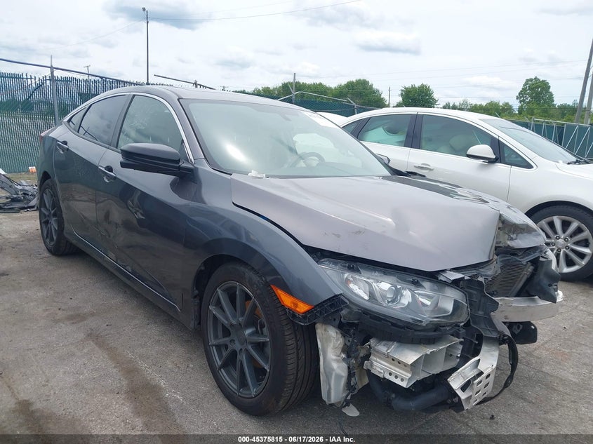 2018 Honda Civic VIN JHMFC1F32JX037261 IAAI salvage auction — FRONT END, Salvage (Arizona), sold $2,300 on 2026-07-07 (photo 1)