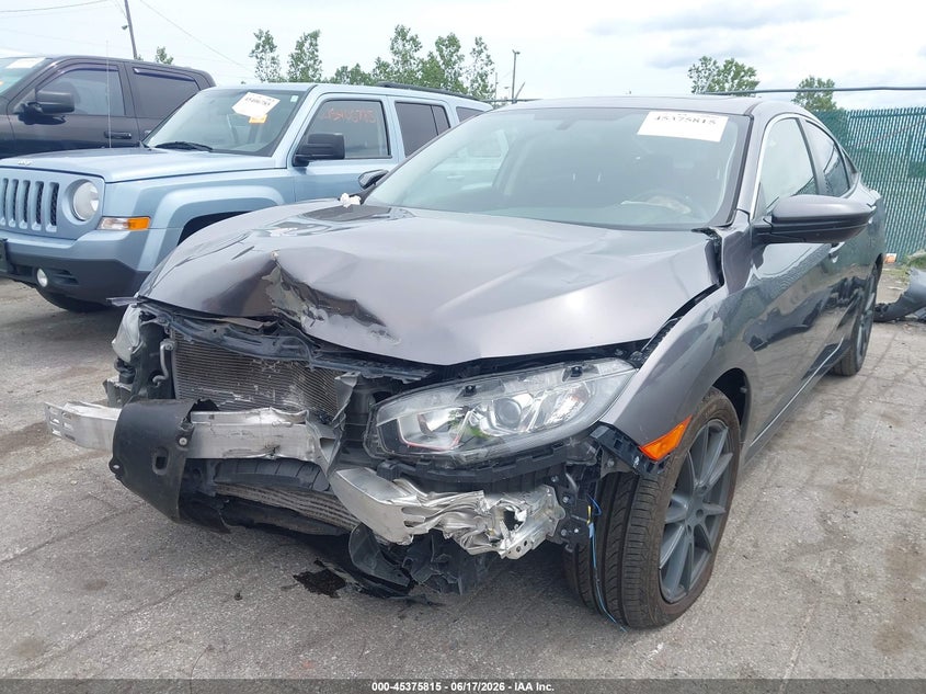 2018 Honda Civic VIN JHMFC1F32JX037261 IAAI salvage auction — FRONT END, Salvage (Arizona), sold $2,300 on 2026-07-07 (photo 6)