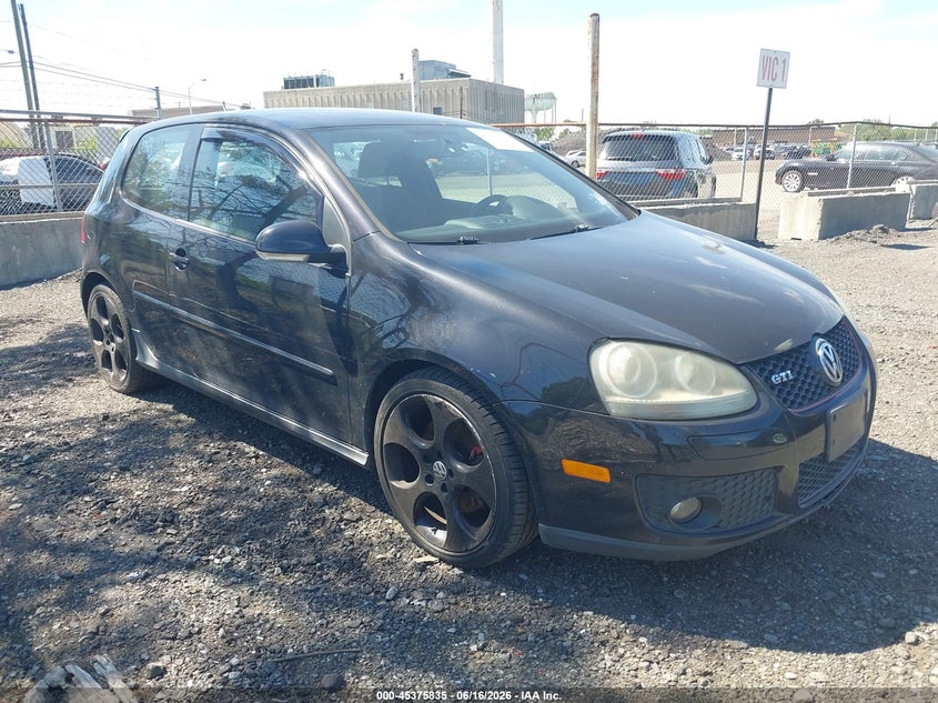 2007 Volkswagen Gti VIN WVWEV71K27W133835 IAAI salvage auction — NORMAL WEAR, Clear (New Jersey), sold $500 on 2026-07-20 (photo 1)