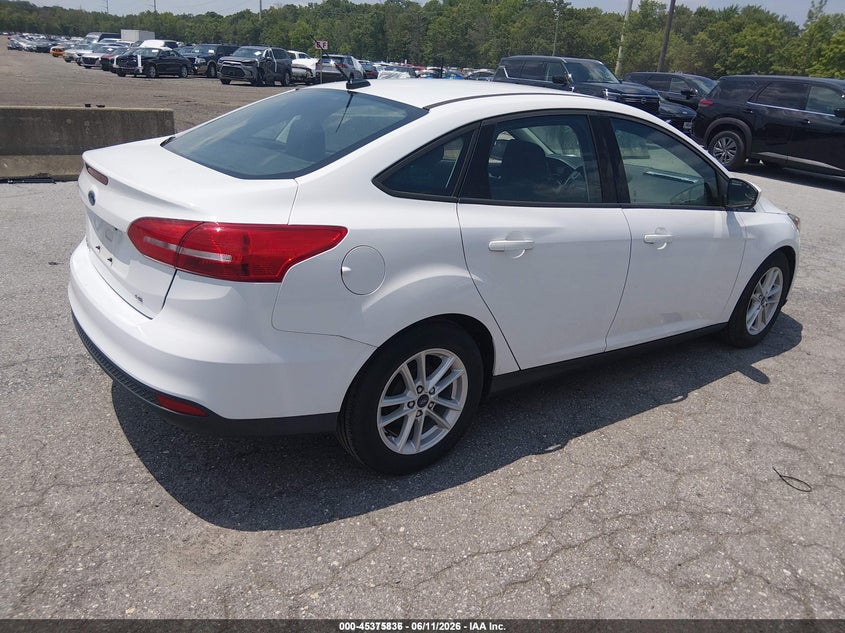 2018 Ford Focus VIN 1FADP3F2XJL328782 IAAI salvage auction — NORMAL WEAR, Sf97 (Maryland), sold $7,300 on 2026-08-18 (photo 4)