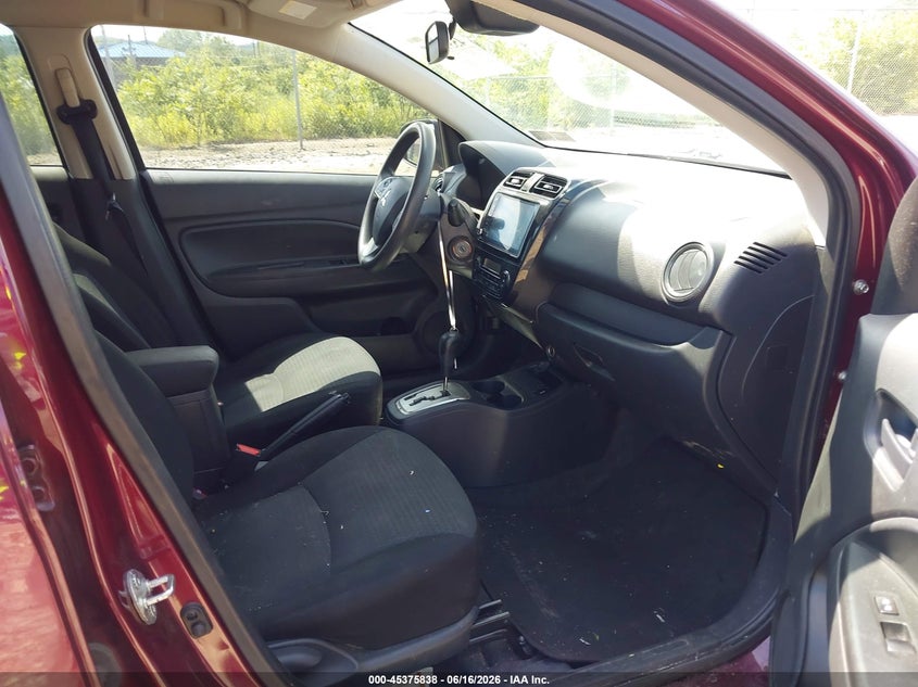 2022 Mitsubishi Mirage VIN ML32FUFJ2NHF06149 IAAI salvage auction — REAR END, Salvage Title, sold $2,800 on 2026-08-20 (photo 5)