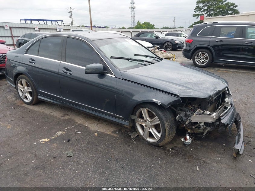 2011 Mercedes-benz C-klasse VIN WDDGF8BB8BR175742 IAAI salvage auction — FRONT END, Salvage (Georgia), sold $375 on 2026-08-12 (photo 1)
