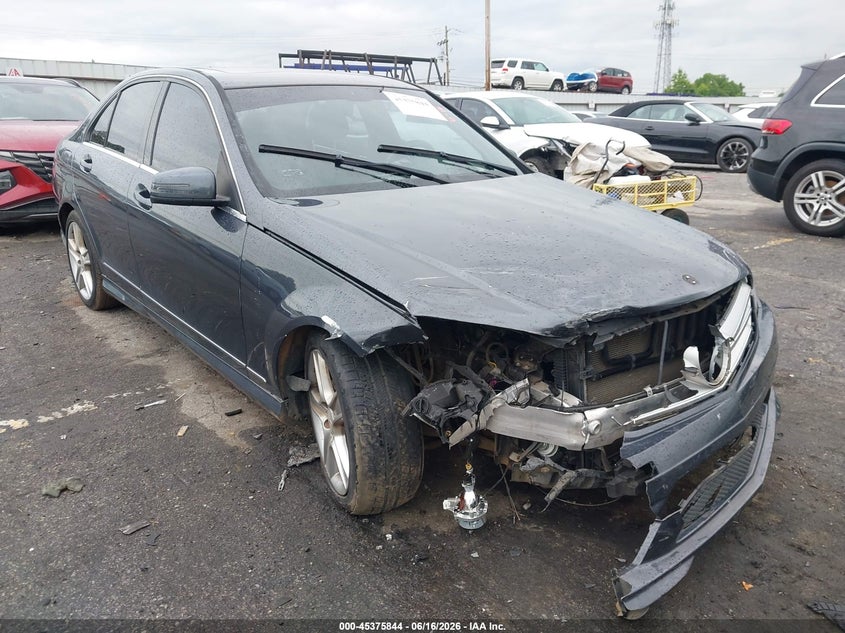 2011 Mercedes-benz C-klasse VIN WDDGF8BB8BR175742 IAAI salvage auction — FRONT END, Salvage (Georgia), sold $375 on 2026-08-12 (photo 6)