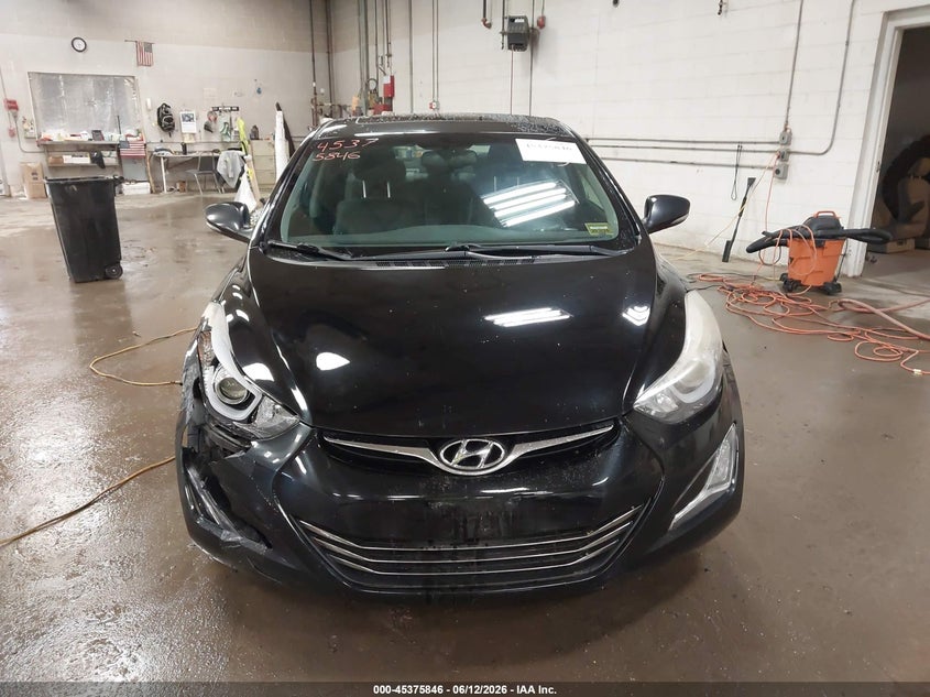 2015 Hyundai Elantra VIN KMHDH4AH5FU370766 IAAI salvage auction — RIGHT FRONT, Salvage (Maine), sold $1,075 on 2026-07-20 (photo 6)