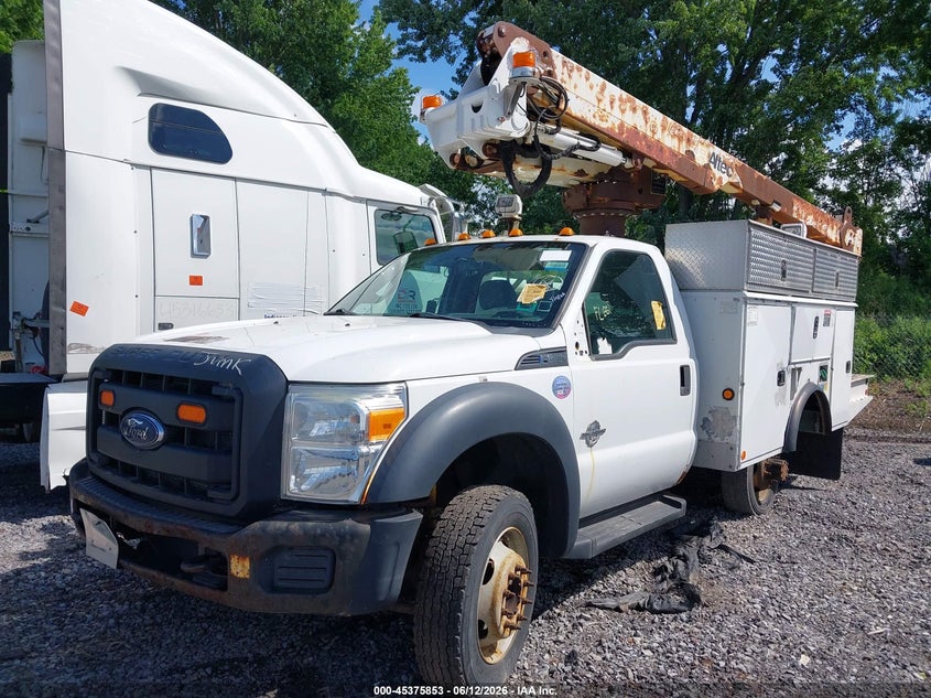 2014 Ford F-450 VIN 1FDUF4GT6EEA94513 IAAI salvage auction — RIGHT SIDE, Clear (New York), sold $650 on 2026-07-09 (photo 2)
