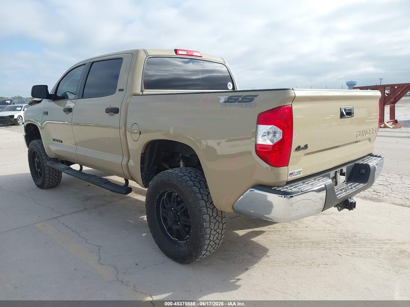 2017 Toyota Tundra VIN 5TFDW5F19HX630776 IAAI salvage auction — FRONT END, Original (Texas), sold $12,700 on 2026-07-27 (photo 3)