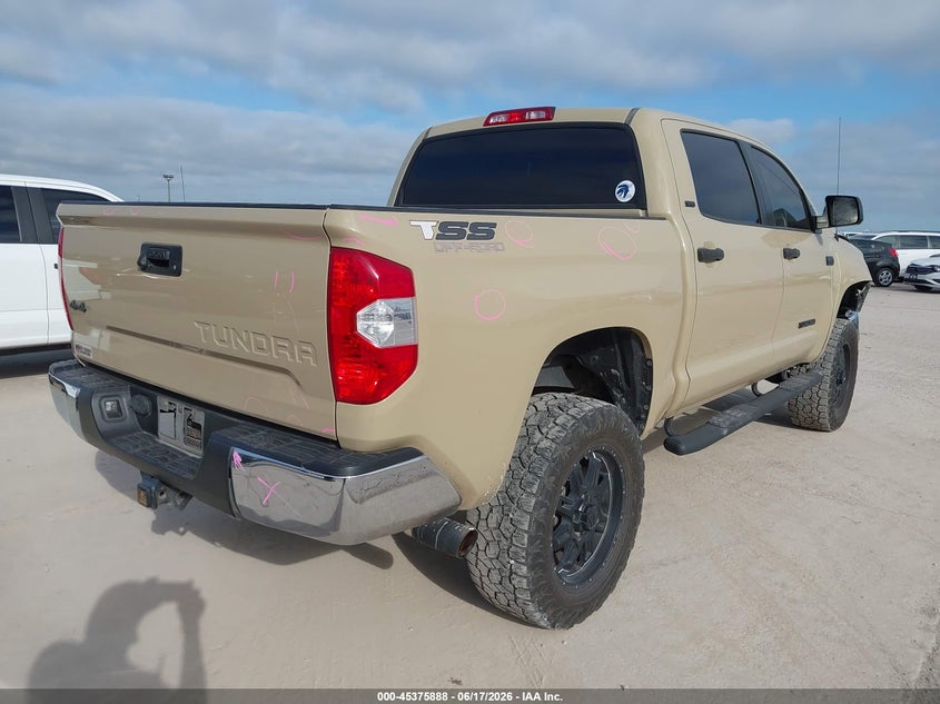 2017 Toyota Tundra VIN 5TFDW5F19HX630776 IAAI salvage auction — FRONT END, Original (Texas), sold $12,700 on 2026-07-27 (photo 4)