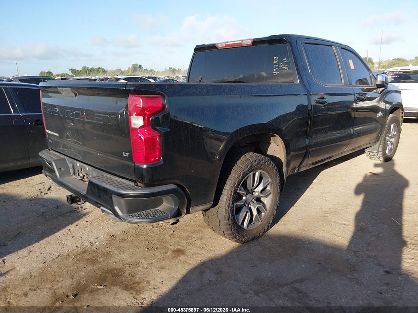 2021 Chevrolet Silverado VIN 3GCPWCED5MG407727 IAAI salvage auction — THEFT, Salvage Title, sold $19,700 on 2026-07-29 (photo 4)