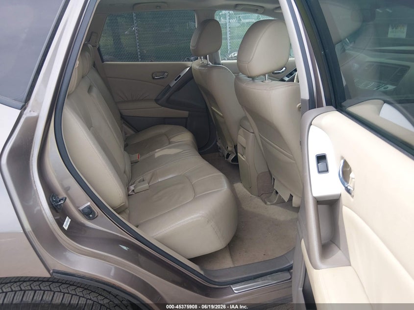 2009 Nissan Murano VIN JN8AZ18W89W206948 IAAI salvage auction — FRONT END, Salvage (Pennsylvania), sold $700 on 2026-07-10 (photo 8)