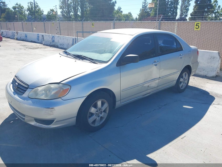 2004 Toyota Corolla VIN JTDBR38E342022620 IAAI salvage auction — NORMAL WEAR, Clear - Dealer Only (California), sold $875 on 2026-07-06 (photo 2)