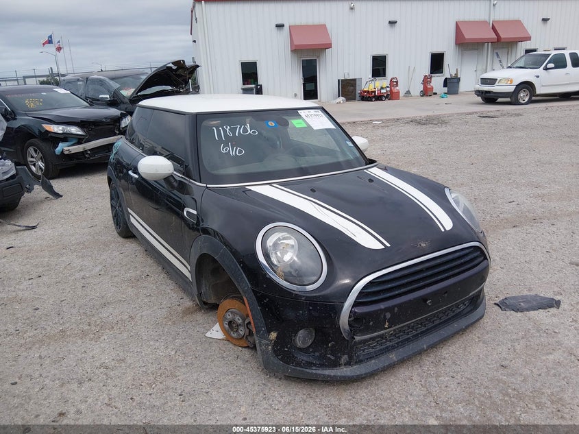 2020 Mini Hard top VIN WMWXR3C01L2M01502 IAAI salvage auction — THEFT, Original (Texas), sold $1,150 on 2026-07-28 (photo 1)